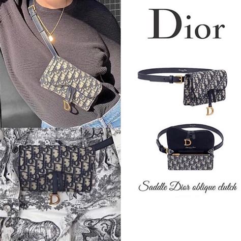 dior reversible saddle belt|dior saddle belt pouch.